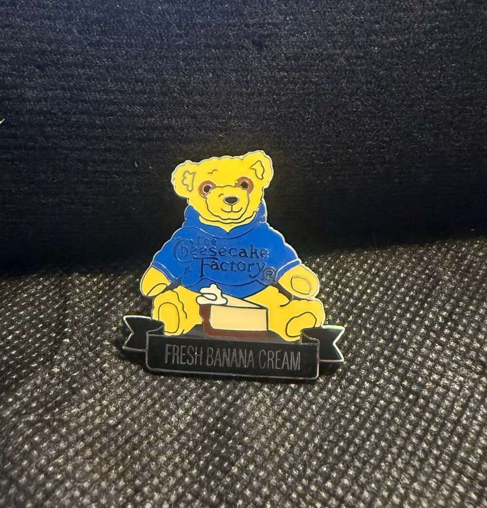 The Cheesecake Factory Fresh Banana Cream Bear Pin